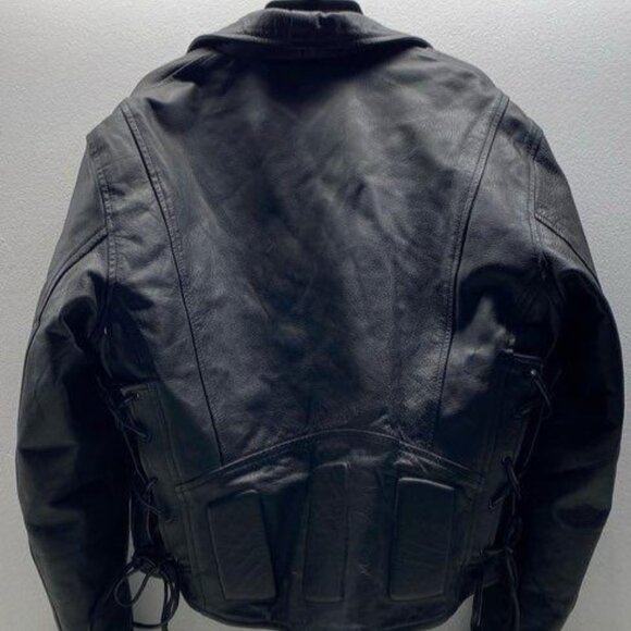Easy Riders Great Quality Heavy Leather Jacket Men's  Size Large - Picture 3 of 6
